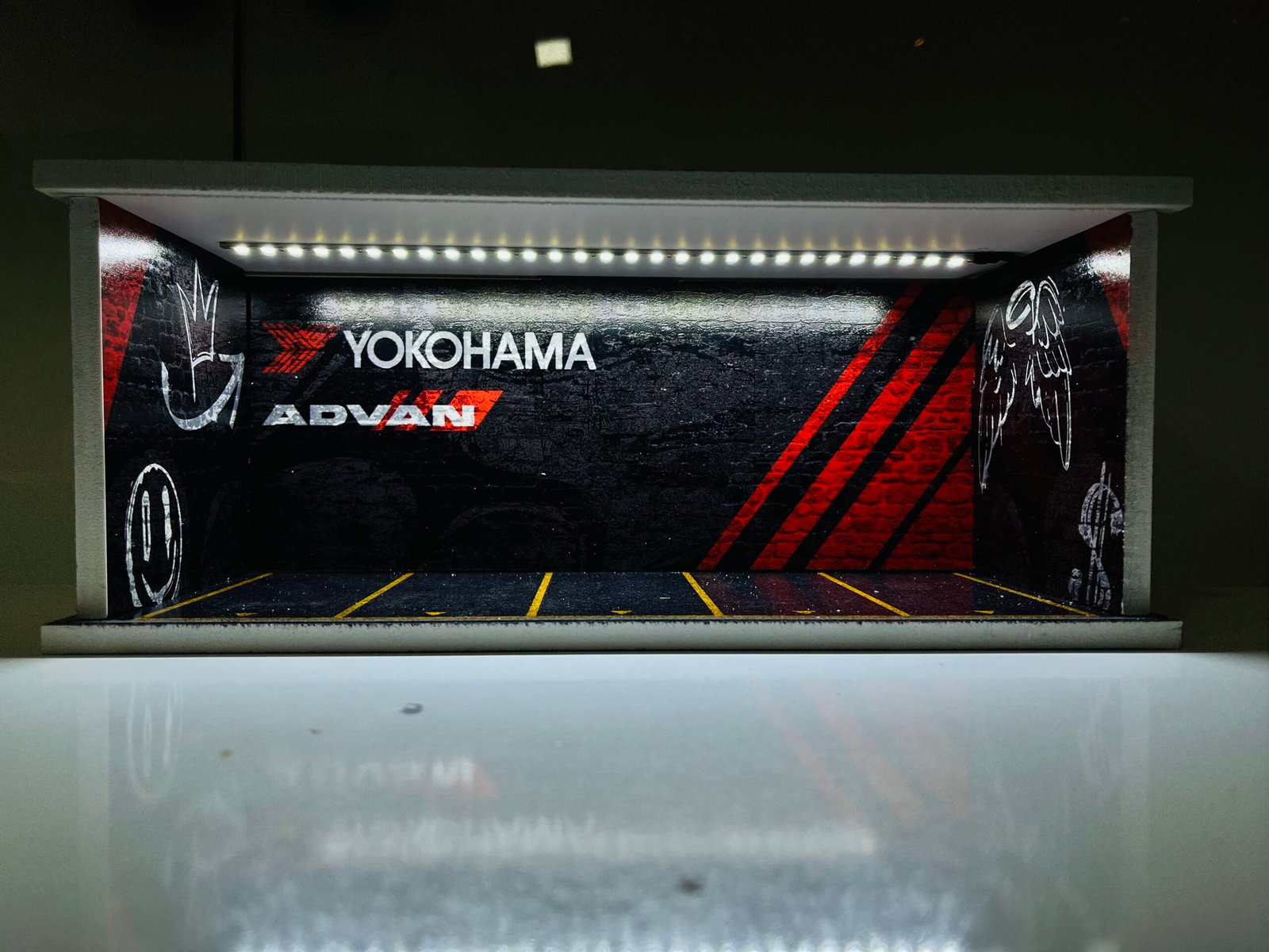 Yokohama Diorama for 1/24 1/32 1/64 Scale cars
